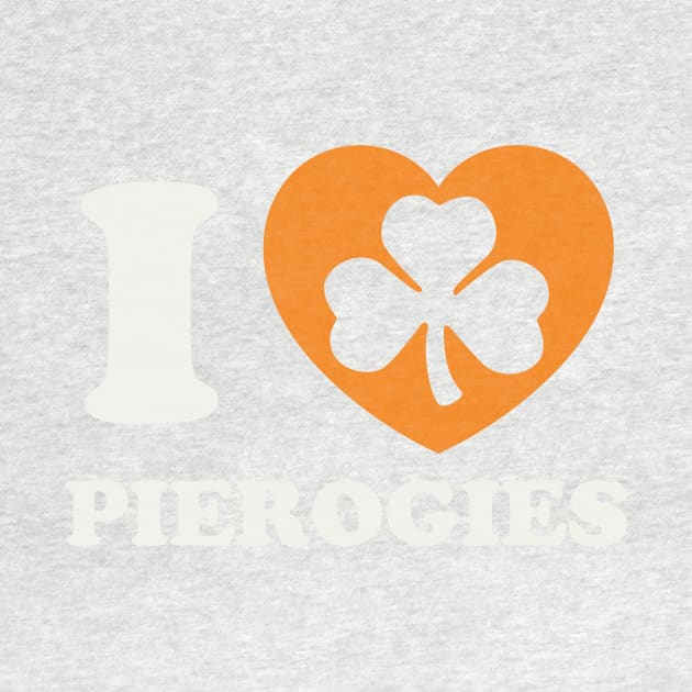 St Patricks Day Polish Pierogies Pierogi Irish Shamrock by PodDesignShop